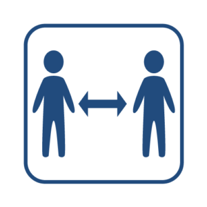 コロナ感染症対策ピクトグラム ソーシャルディスタ