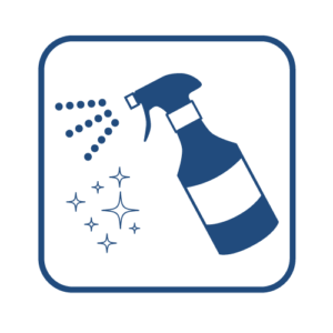 コロナ感染症対策ピクトグラム 施設の消毒